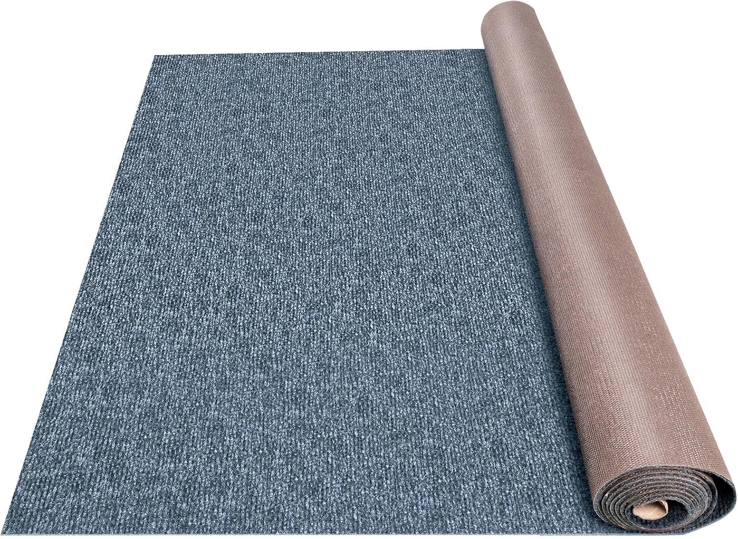 Happybuy 6 ft x 13 ft Grey Marine Carpet for Boats Waterproof – 0.18″ Thick Indoor Outdoor Rug Carpet Roll for Home Patio Porch Deck