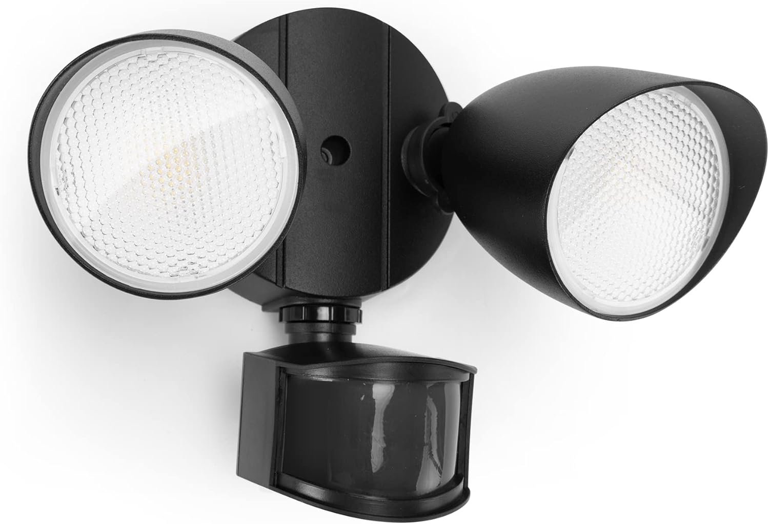 LUTEC 32W 3500 Lumen LED Security Lights Motion Sensor Light Outdoor, 5000K Daylight, IP65 Waterproof, Dusk to Dawn, Motion Detector Flood Light for Garage, Yard, Porch-Black