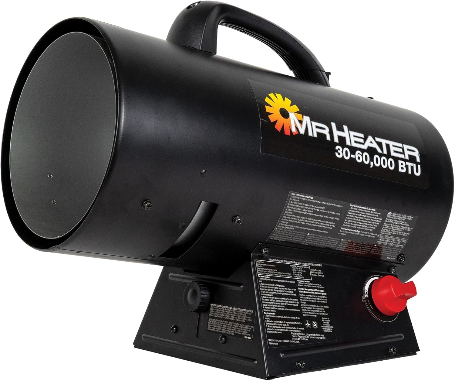 Mr. Heater 60,000 BTU Quiet Burner Technology Forced Air Propane Heater