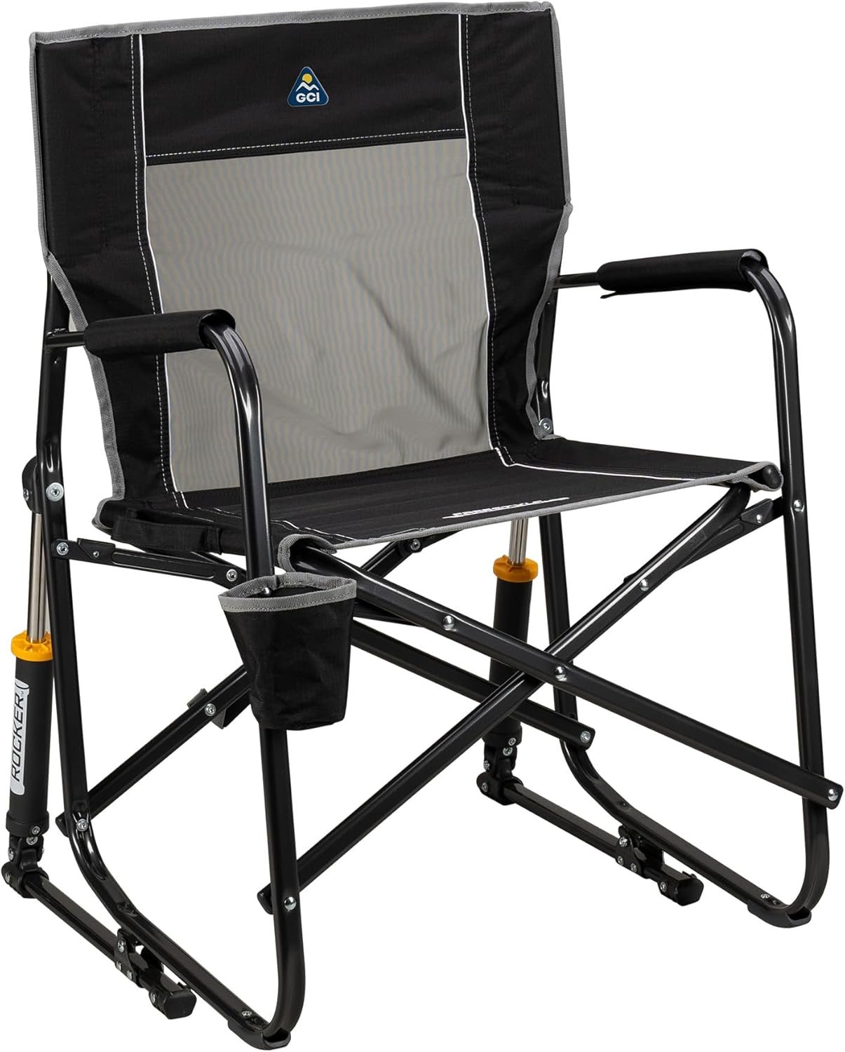 GCI Outdoor Freestyle Rocker Camping Chair – Black